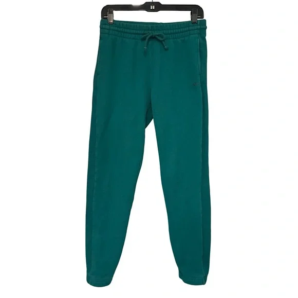 Aritzia TNA Cozy Fleece Boyfriend Fit Sweatpant in Kelp Green, Sz S - Picture 3 of 16